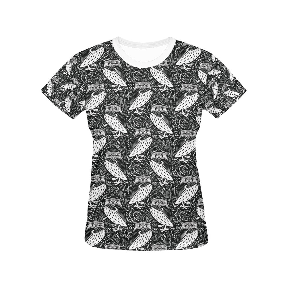 Tribal Pattern Print Design LKS308 Women's  T-shirt