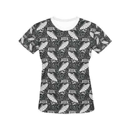 Tribal Pattern Print Design LKS308 Women's  T-shirt