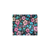 Pink Hibiscus Hawaiian Flower Men's ID Card Wallet