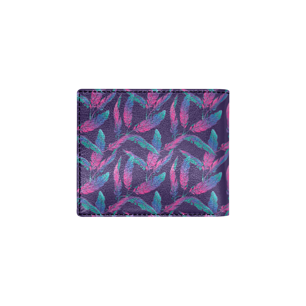 Banana Leaf Pattern Print Design 08 Men's ID Card Wallet