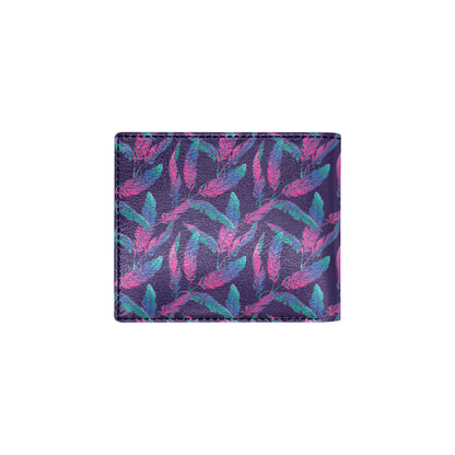 Banana Leaf Pattern Print Design 08 Men's ID Card Wallet