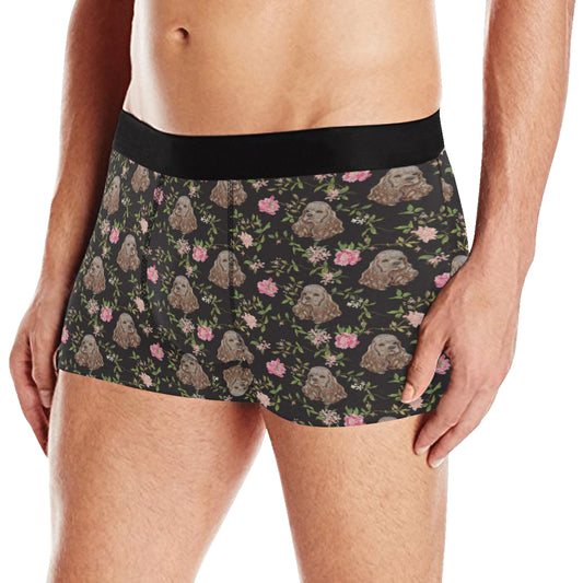 Cocker Pattern Print Design 03 Men's Boxer Briefs