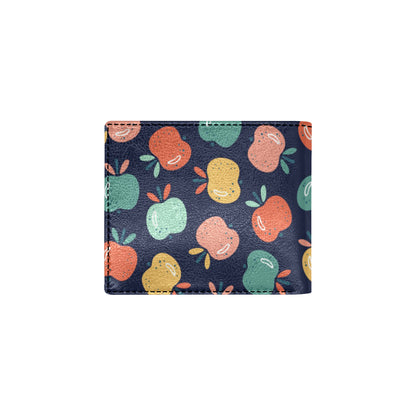 Apple Pattern Print Design AP09 Men's ID Card Wallet