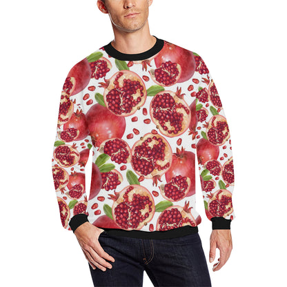 Pomegranate Pattern Print Design PG03 Men Long Sleeve Sweatshirt