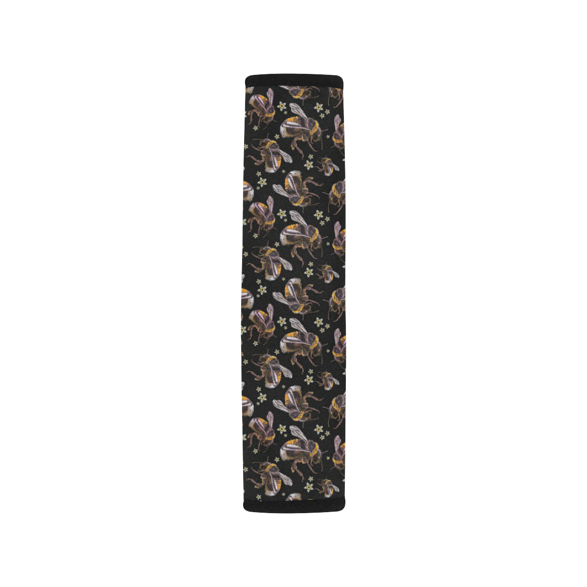 Bee Pattern Print Design 04 Car Seat Belt Cover