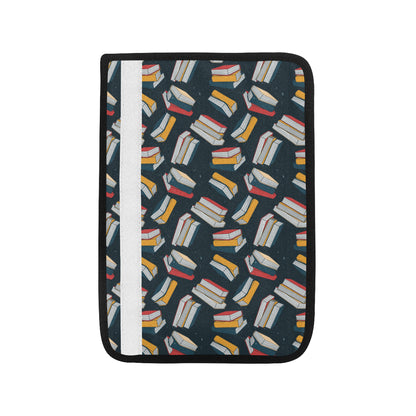 Book Pattern Print Design 07 Car Seat Belt Cover
