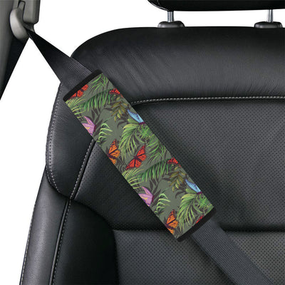 Monarch Butterfly Pattern Print Design 04 Car Seat Belt Cover