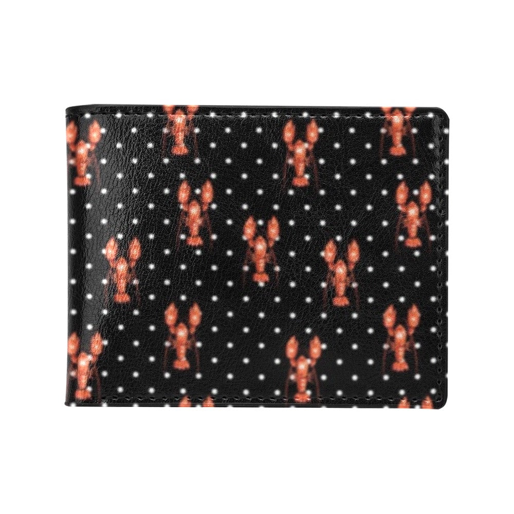 Lobster Print Design LKS401 Men's ID Card Wallet