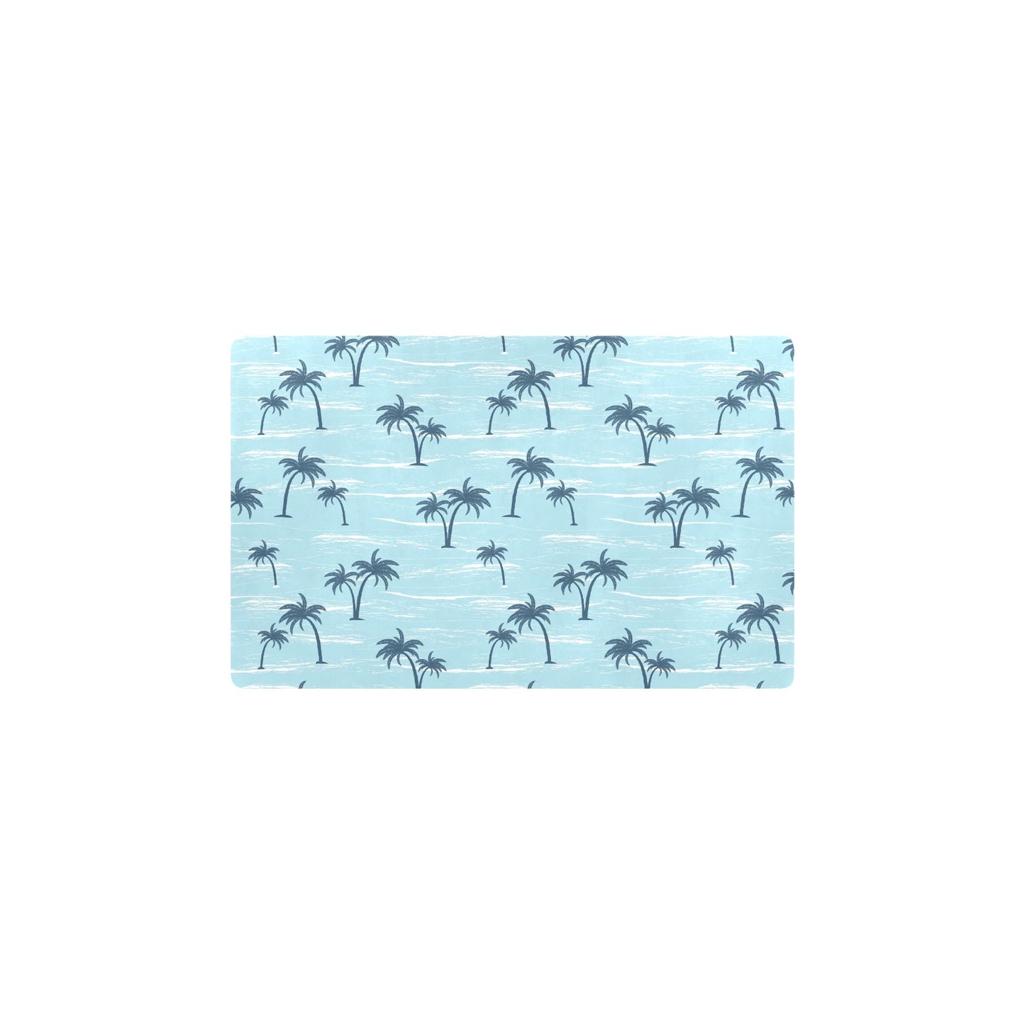 Palm Tree Pattern Print Design PT04 Kitchen Mat