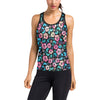 Pink Hibiscus Hawaiian Flower Women's Racerback Tank Top