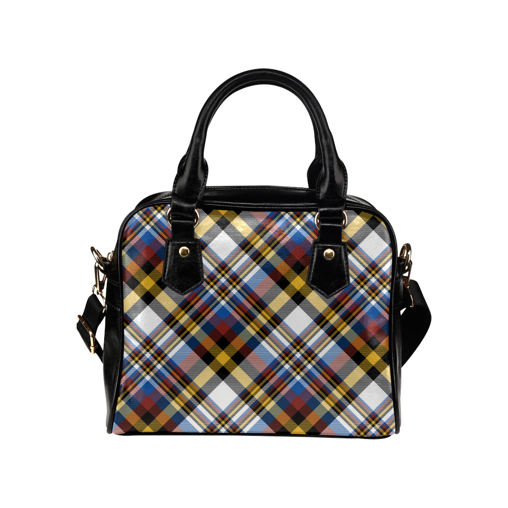 Madras Pattern Print Design 01 Shoulder Handbag