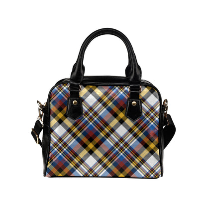 Madras Pattern Print Design 01 Shoulder Handbag