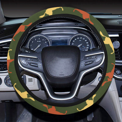 Horse Western Pattern Steering Wheel Cover with Elastic Edge