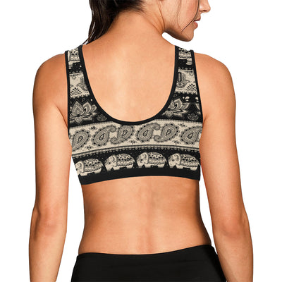 Elephant Hansa Lotus Pattern Sports Bra