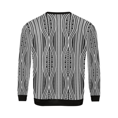 Polynesian Tribal Style Men Long Sleeve Sweatshirt