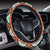 Navajo Style Print Pattern Steering Wheel Cover with Elastic Edge