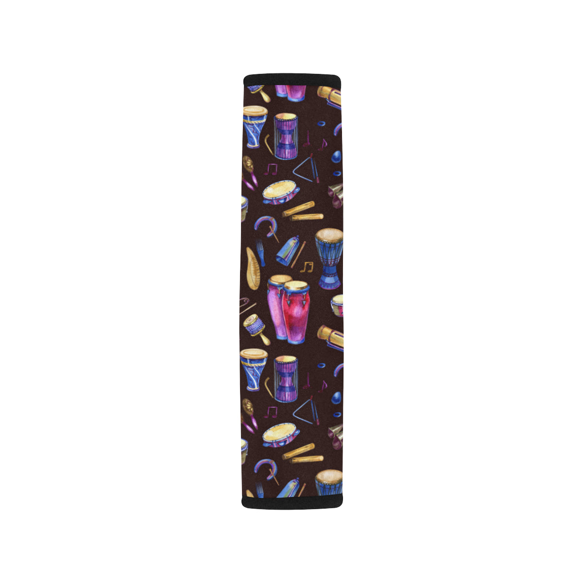 Percussion Neon Pattern Print Design 04 Car Seat Belt Cover