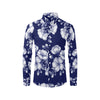 Cherry Blossom Pattern Print Design CB01 Men's Long Sleeve Shirt