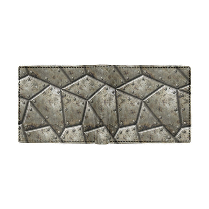 Armor Pattern Print Design 01 Men's ID Card Wallet