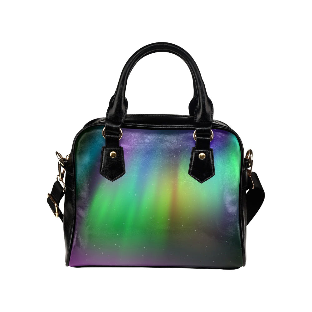 Aurora Borealis Pattern Print Design 03 Shoulder Handbag