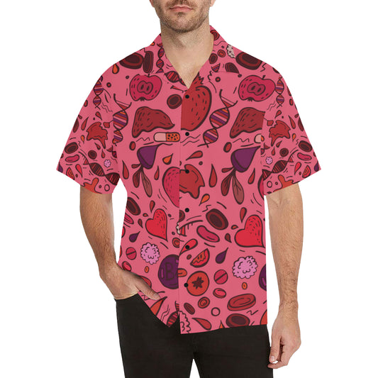 Phlebotomist Pattern Print Design A01 Men's Hawaiian Shirt