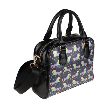 Rainbow Pattern Print Design A05 Shoulder Handbag
