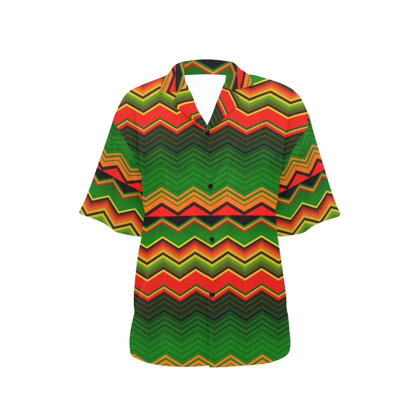 Serape Print Design LKS306 Women's Hawaiian Shirt