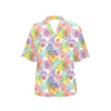 Third Eye Print Design LKS303 Women's Hawaiian Shirt