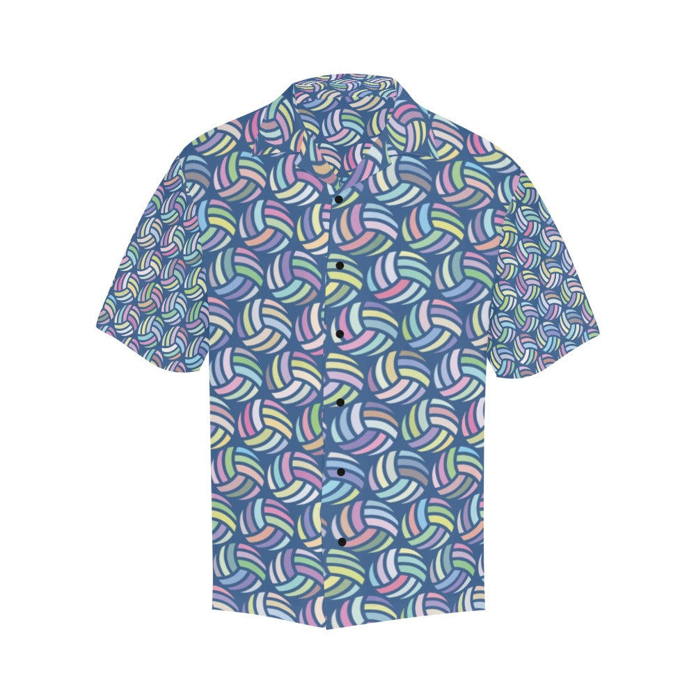 Volleyball Print Design LKS301 Men's Hawaiian Shirt