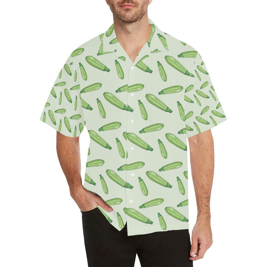 Zucchini Print Design LKS302 Men's Hawaiian Shirt
