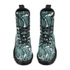 Tropical Palm Leaves Pattern Women's Boots