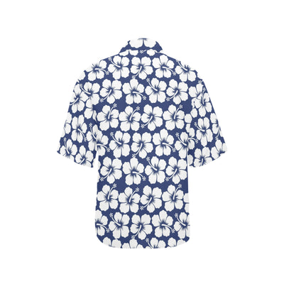 Hibiscus Pattern Print Design HB013 Women's Hawaiian Shirt