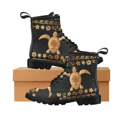Tribal Sea turtle Polynesian Hawaiian Women's Boots