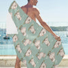 Sheep Print Design LKS405 Beach Towel 32" x 71"