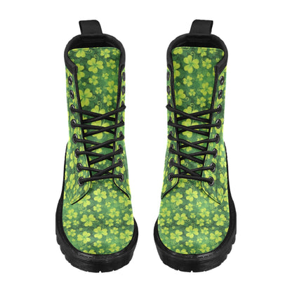 Shamrock Clover Print Women's Boots
