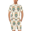 Indian Skull Pattern Men's Romper