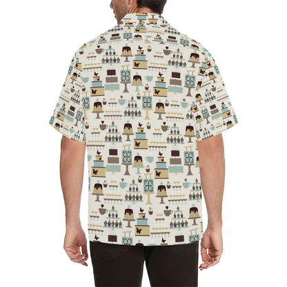 Cake Pattern Print Design 02 Men's Hawaiian Shirt