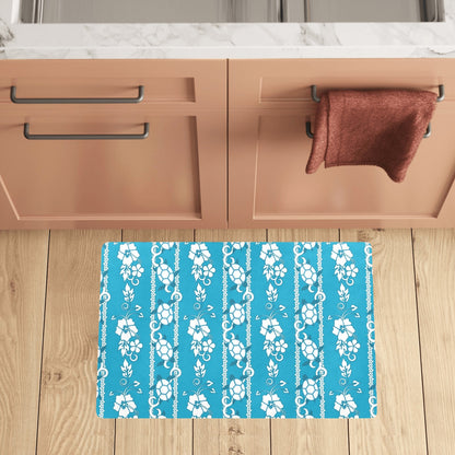 Hawaiian Themed Pattern Print Design H025 Kitchen Mat