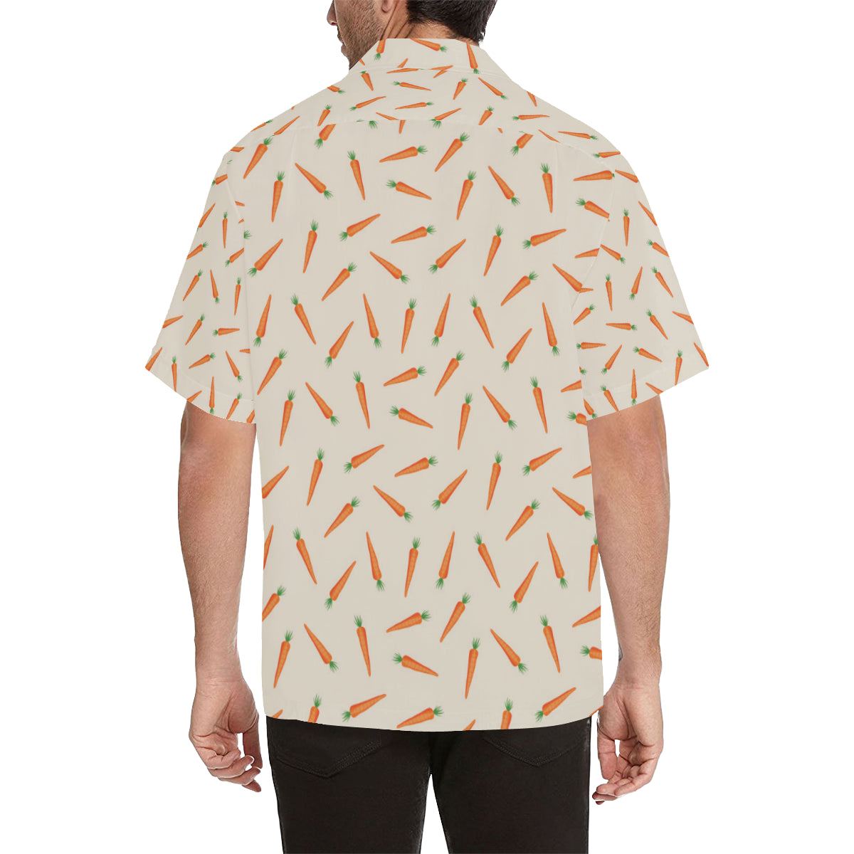 Carrot Pattern Print Design 07 Men's Hawaiian Shirt
