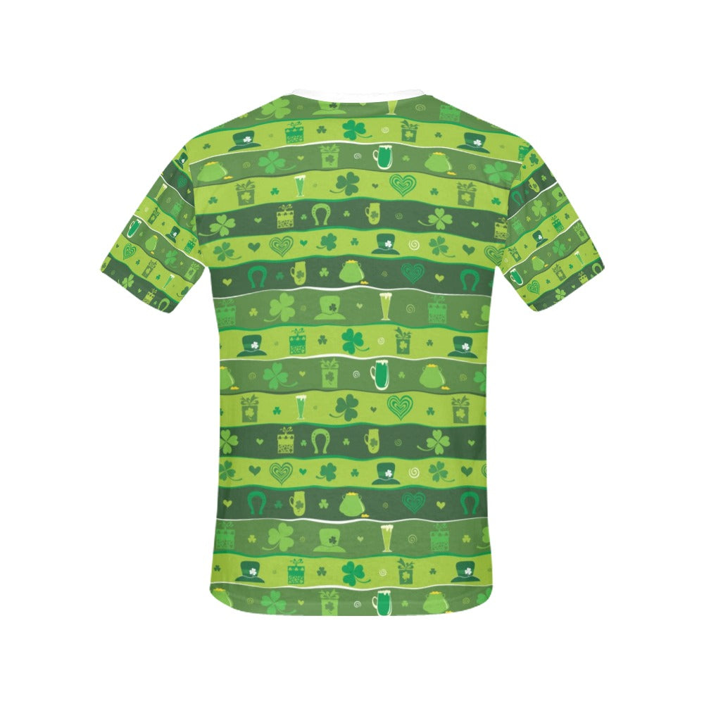 Shamrock Print Design LKS303 Women's  T-shirt