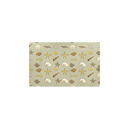 Seashell Beach Print Design LKS303 Kitchen Mat