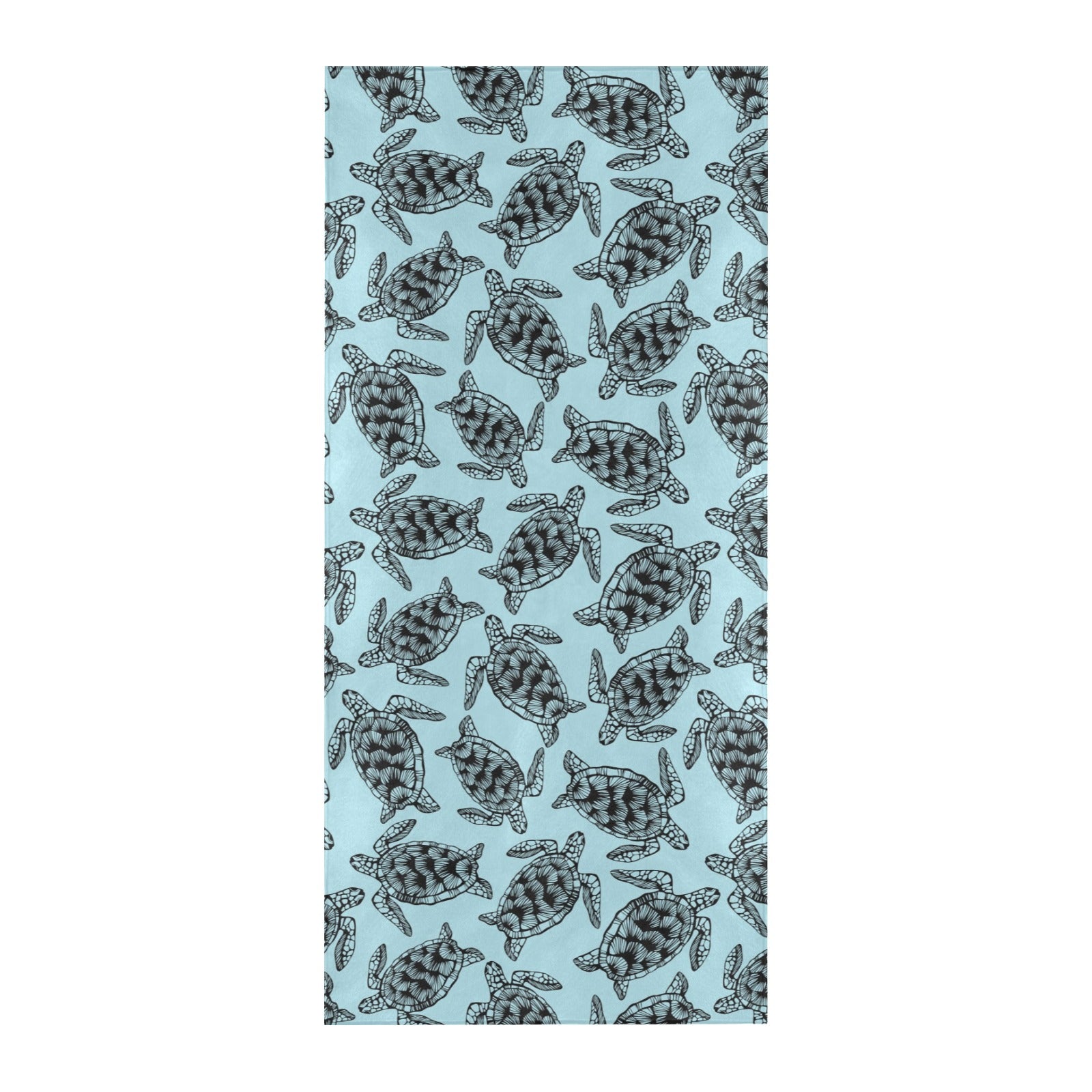 Sea Turtle Print Design LKS3010 Beach Towel 32" x 71"