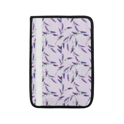 Lavender Pattern Print Design 02 Car Seat Belt Cover