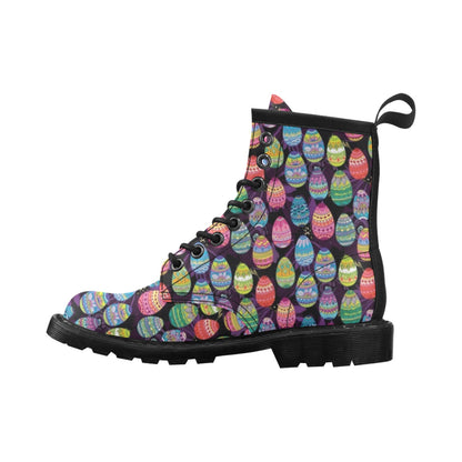 Easter Eggs Pattern Print Design RB08 Women's Boots