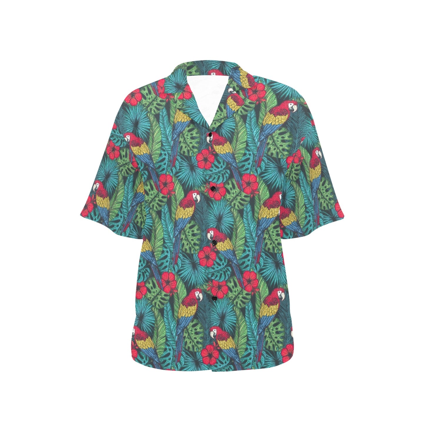Parrot Pattern Print Design A05 Women's Hawaiian Shirt