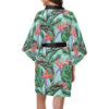 Bird Of Paradise Pattern Print Design BOP01 Women Kimono Robe