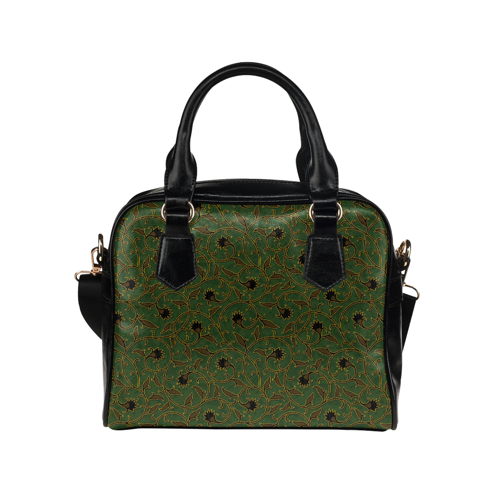 Brocade Pattern Print Design 02 Shoulder Handbag