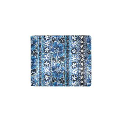 Hawaiian Themed Pattern Print Design H012 Men's ID Card Wallet