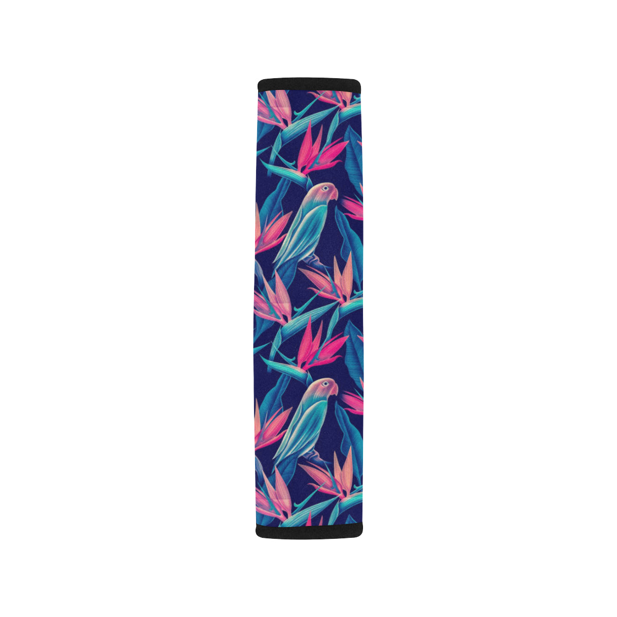 Tropical Flower Pattern Print Design TF024 Car Seat Belt Cover