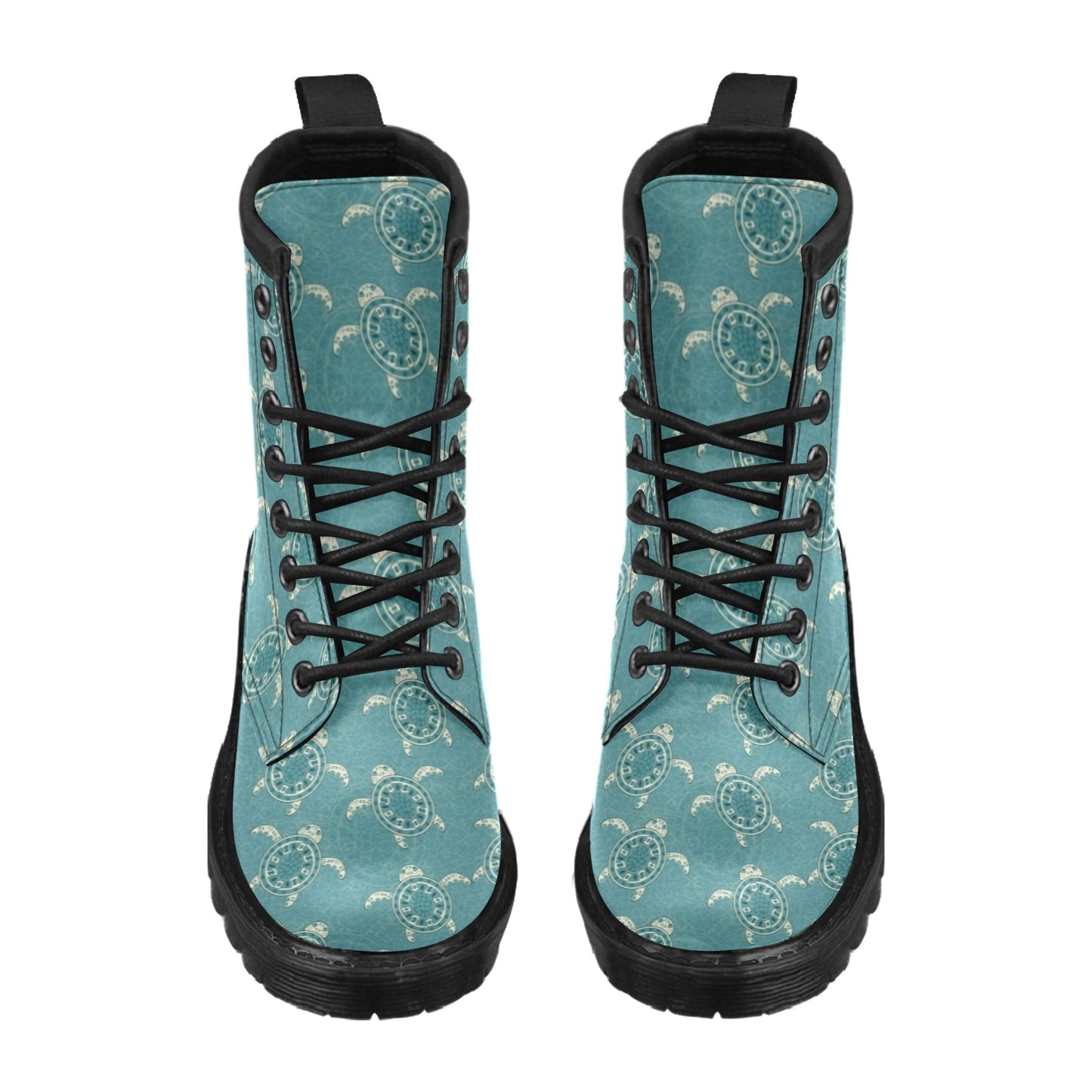 Sea Turtle Pattern Print Design T02 Women's Boots
